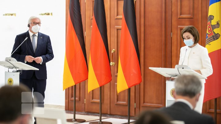 Maia Sandu şi Frank-Walter Steinmeier au discutat despre consolidarea relaţiilor economice dintre Germania şi Republica Moldova (FOTO)