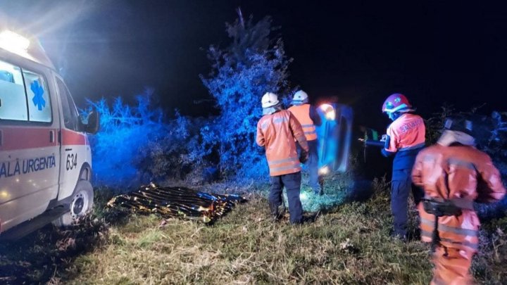 Accident GRAV în raionul Sângerei. Un tânăr de 31 de ani a murit pe loc (FOTO)