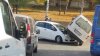 Accident în Capitală, după ce două mașini n-au împărțit drumul (FOTO)