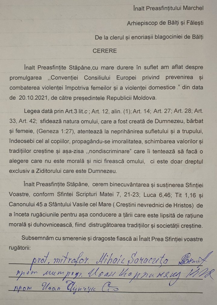 Deputații PAS ar putea să aibă acces interzis în bisericile din Fălești și Bălți. Preoții au venit cu o astfel de adresare