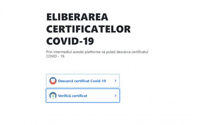 Noi decizii CNESP: Din 15 octombrie, moldovenii vor putea descărca online certificatul COVID-19