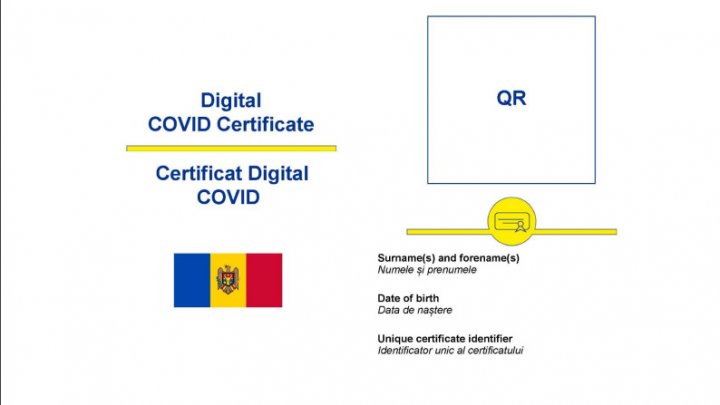 Certificatul COVID eliberat de autoritățile moldovenești va fi recunoscut în Uniunea Europeană