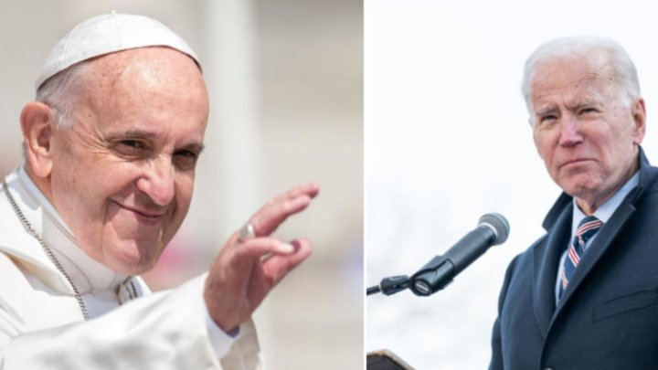 Joe Biden şi Papa Francisc se vor întâlni la Roma, în cadrul conferinţei G20, la sfârşitul lunii octombrie