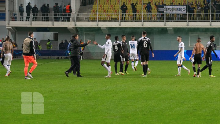 Sheriff Tiraspol a rezistat doar o repriză în cel de-al doilea meci cu Inter Milano. Vezi cine a marcat singurul gol al formației tiraspolene (FOTO)
