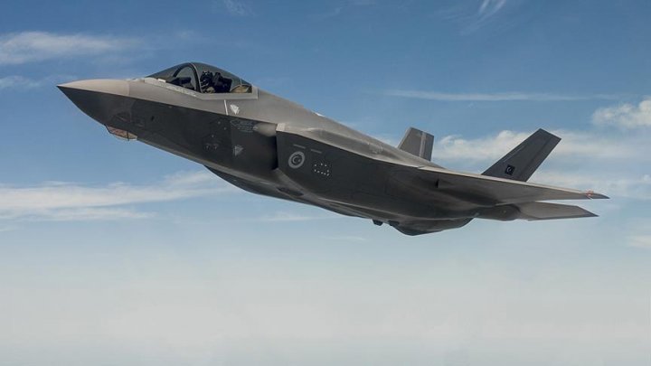 Un avion F35 s-a prăbușit în Marea Mediterană din motive necunoscute. Aeronava valora 100 milioane de lire sterline