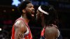 Spirite încinse într-un meci din NBA. Joel Embiid s-a încăierat cu Montrezl Harrell