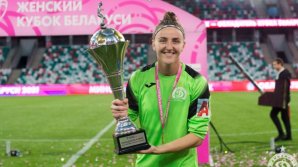 Moldoveanca Natalia Munteanu, aleasă cel mai bun portar al anului în Belarus