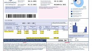Cum vor arăta noile facturi pentru gazul natural. Vor fi indicate şi sumele compensate de Guvern (FOTO)
