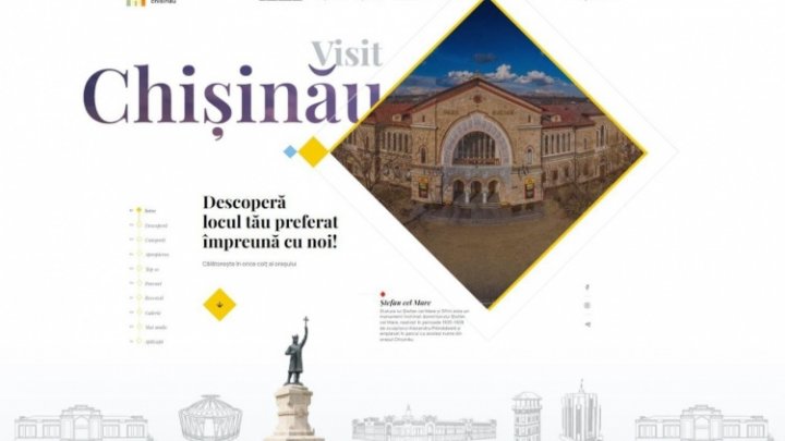 A fost lansat un site informativ dedicat Chișinăului turistic