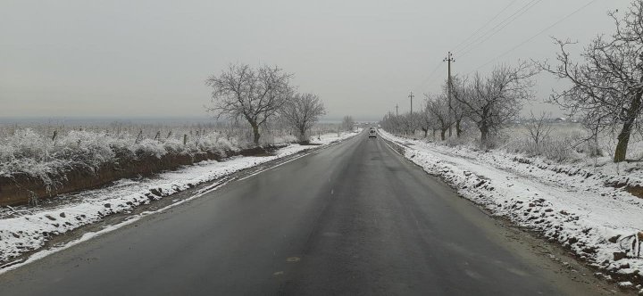 La sudul Moldovei a NINS. Cum se circulă pe drumurile naţionale (VIDEO/FOTO)