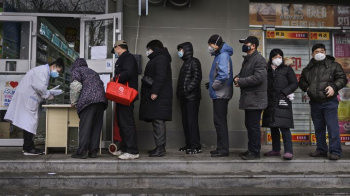 Peste un milion de locuitori ai unui oraș de lângă Beijing au fost plasați în carantină