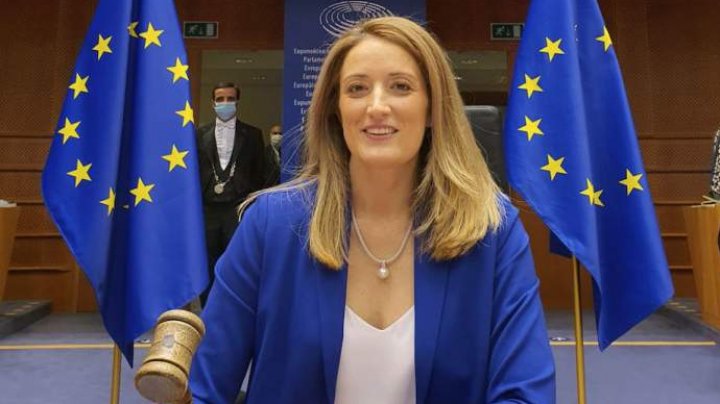 Roberta Metsola a preluat preşedinţia interimară a Parlamentului European