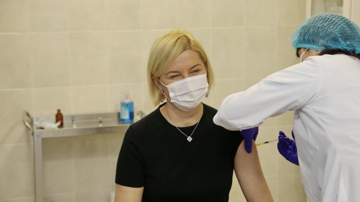 Guvernatorul Găgăuziei, Irina Vlah, şi-a administrat doza booster de vaccin anti-COVID-19