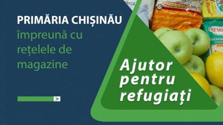 În magazinele din Capitală vor fi instalate boxe de colectare a produselor pentru refugiații din Ucraina