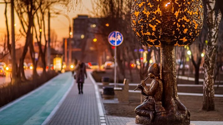 O nouă sculptură într-o nouă zonă verde a Capitalei. Deschiderea va avea loc săptămâna viitoare (FOTO)