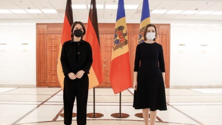 Ministrul german de Externe, vizită în Moldova. Oficialul a discutat cu Maia Sandu și Natalia Gavrilița despre criza refugiaților (VIDEO)