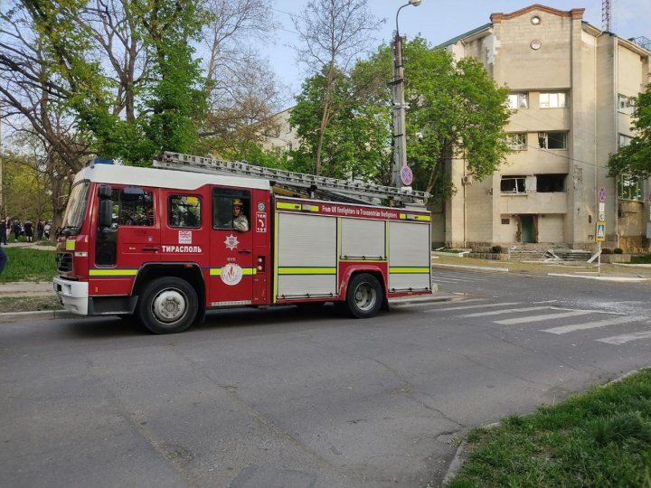 Alertă la Tiraspol. Explozii în sediul aşa-zisului Serviciu de Securitate (FOTO)