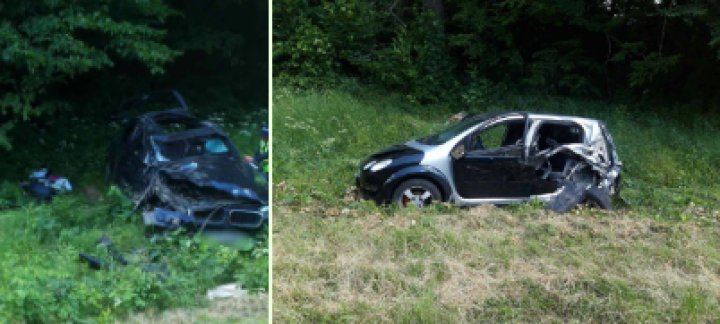 Accident grav în apropiere de Căpriana. Un mort și mai mulți răniți (IMAGINI de GROAZĂ)