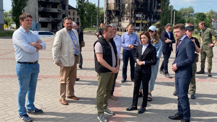 Primele imagini cu Maia Sandu la Kiev. Cine mai face parte din delegaţie (VIDEO/FOTO)