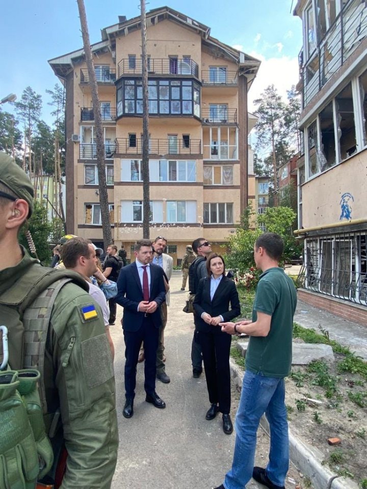 Primele imagini cu Maia Sandu la Kiev. Cine mai face parte din delegaţie (VIDEO/FOTO)