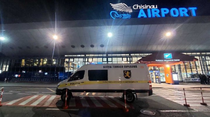 Activitatea Aeroportului Internațional Chișinău, perturbată cu o nouă alertă de minare