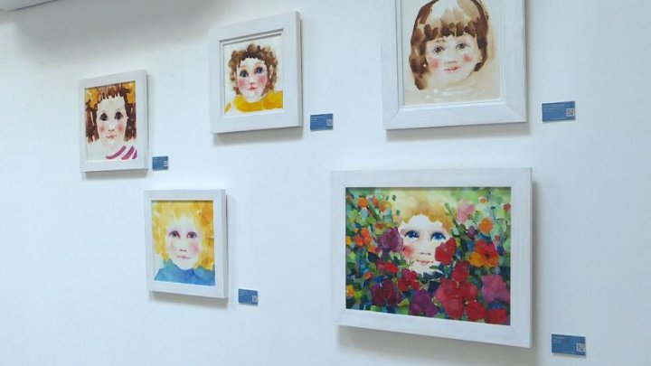 Celebra pictoriţă moldoveancă Cezara Kolesnic a revenit la Chişinău cu o expoziţie de senzaţie