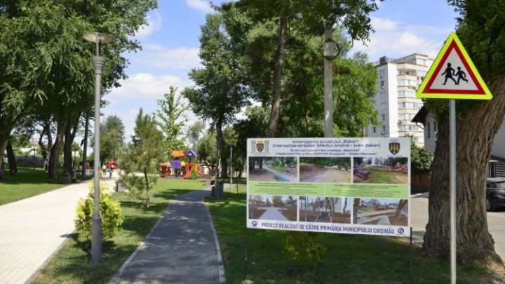 Scuarul din sectorul Râșcani al Capitalei, inaugurat după lucrări de reabilitare (FOTO)