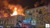 Incendiu puternic în Capitală. O clădire cu 2 etaje, cuprinsă de flăcări (VIDEO/FOTO)