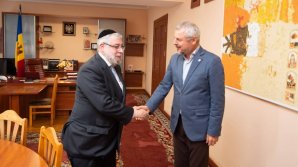 Ministrul Prodan a avut o întrevedere cu rabinul-șef al Moscovei în exil, Pinchas Goldschmidt. Ce au discutat oficialii