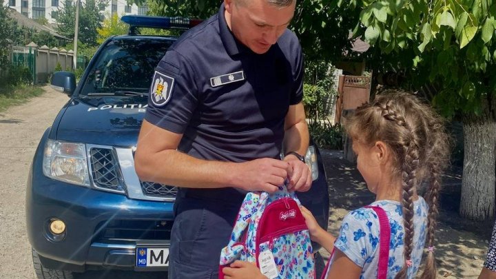 „Un ghiozdan pregătit - un copil bine instruit”. Campania, lansată de Poliția de Frontieră