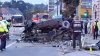 (IMAGINI de GROAZĂ) Accident teribil la Cluj. Șoferul a murit pe loc, iar mașina a fost făcută zob