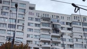 Incendiu MATINAL în capitală: Un apartament de la etajul nouă a fost cuprins de flăcări