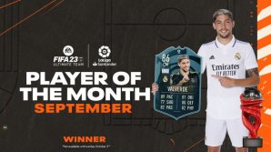 Mijlocaşul echipei Real Madrid, Fede Valverde, desemnat cel mai bun jucător al lunii septembrie în campionatul de fotbal al Spaniei