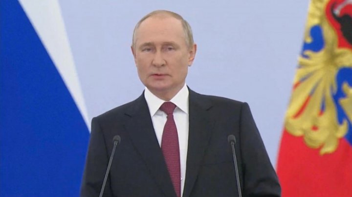 Vladimir Putin a anunţat anexarea celor patru regiuni ucrainene: „Rusia are patru noi regiuni”