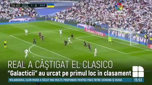 Real Madrid a câştigat El Clasico 