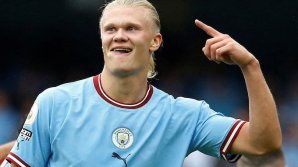 Erling Braut Haaland a marcat de două ori pentru Manchester City în meciul cu FC Copenhaga din Liga Campionilor