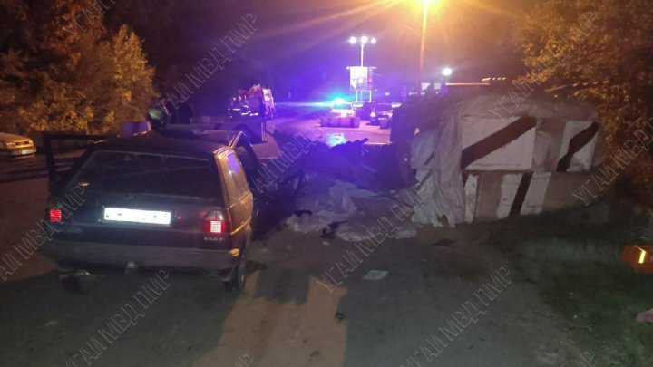 Accident teribil la Rîbnița. Șoferul a decedat pe loc (FOTO)