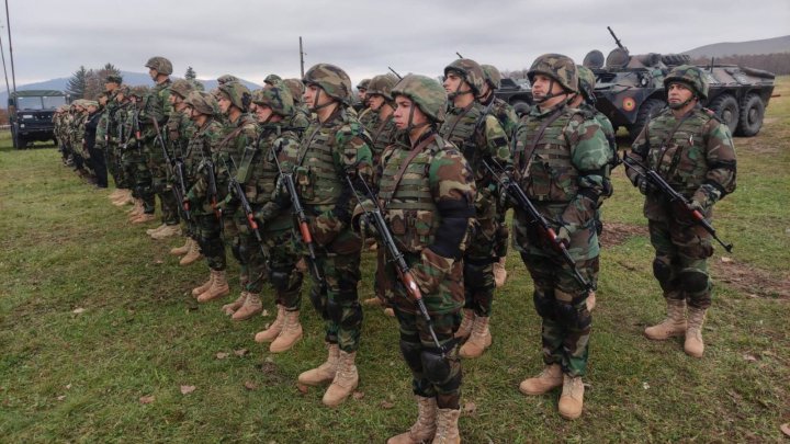 Militarii Armatei Naționale participă la un exerciţiu organizat în România