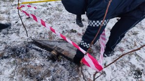 MAI anunță că au fost găsite alte câteva bucăți ale rachetei descoperită la Briceni. A fost deschis un dosar penal