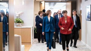Maia Sandu s-a întâlnit cu conducerea Fondului Monetar Internațional: FMI rămâne deschis colaborării cu Moldova