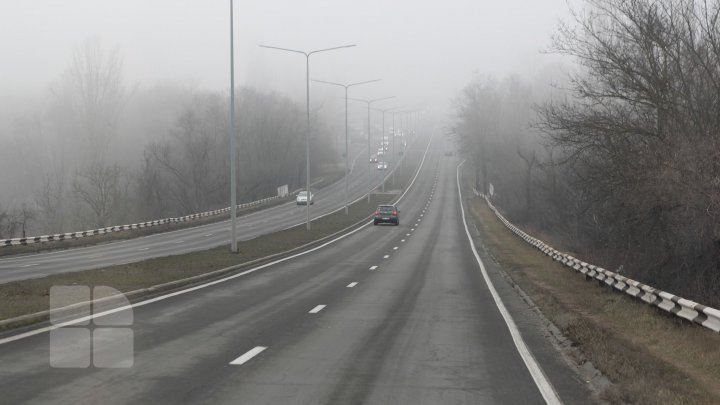 Meteorologii au emis COD GALBEN de ceață pe întreg teritoriul țării  