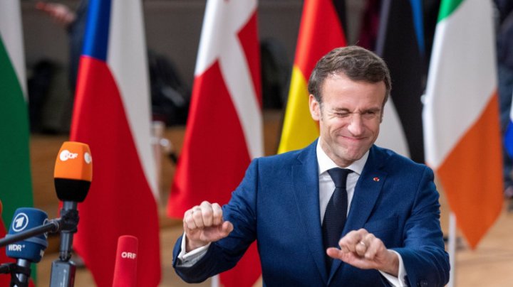 Macron, în Qatar la finala Cupei Mondiale. Şi-a luat nevasta şi câteva vedete