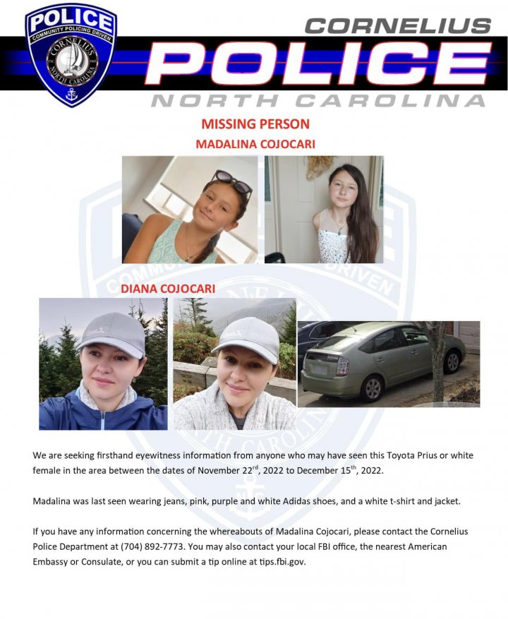 Continuă căutările Mădălinei. Poliția americană, pe urmele mamei fetiței pentru a găsi martori (FOTO)