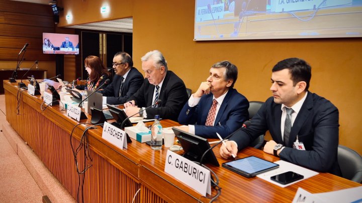 Chiril Gaburici a participat la o reuniune oficială la Geneva. Fostul premier a ținut un discurs privind strategiile globale de sănătate (FOTO)
