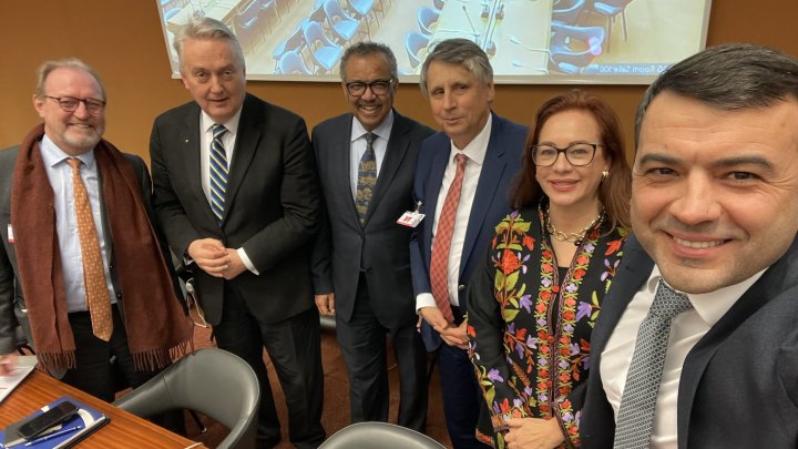 Chiril Gaburici a participat la o reuniune oficială la Geneva. Fostul premier a ținut un discurs privind strategiile globale de sănătate (FOTO)
