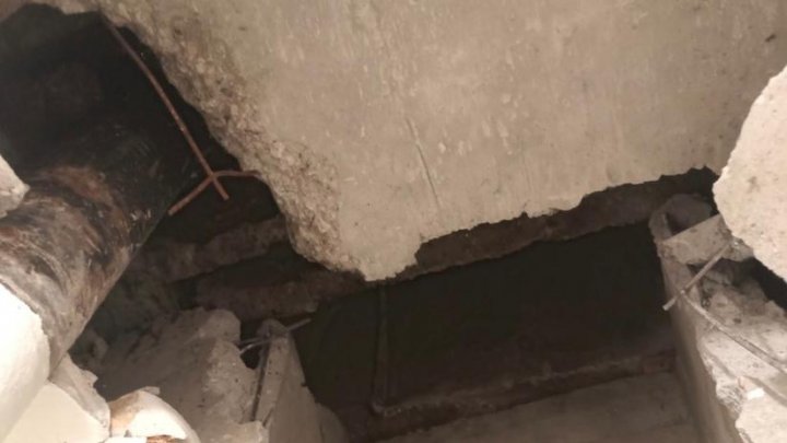 Misiune de salvare în toiul nopții. Un tânăr, blocat într-o gură de ventilare a unui bloc de locuit (FOTO)