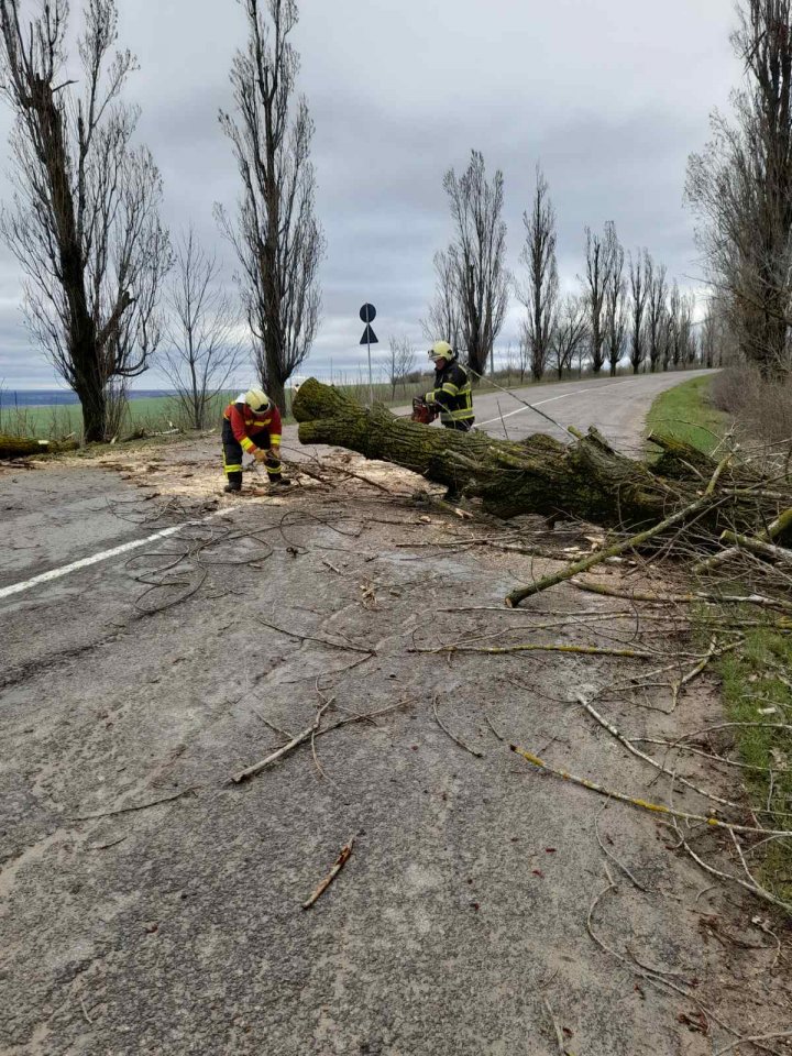 PRĂPĂD în țără din cauza VÂNTULUI PUTERNIC. În caz de situații excepționale, cetățenii sunt rugați să sune la 112