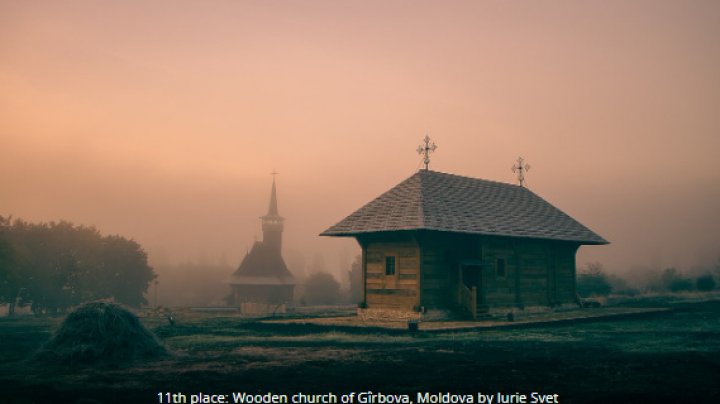 Premieră pentru Moldova. O fotografie a lui Iurie Şveţ, ce cuprinde două biserici din lemn care se regăsesc la Muzeul satului din Chişinău, premiată internaţional