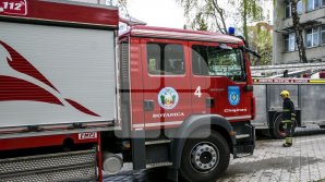 Incendiu în sectorul Ciocana al Capitalei. Un bărbat de 24 de ani a fost evacuat