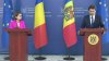 VIDEO Noul ministru român de Externe, Luminița Odobescu, în prima vizită la Chișinău. „Discuție sinceră și amicală” cu omologul său Nicu Popescu
